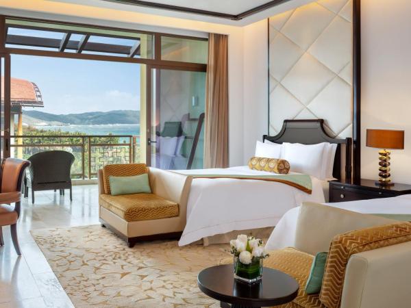 The St. Regis Sanya Yalong Bay Resort : photo 2 de la chambre chambre premium océan avec 2 lits queen-size et balcon - côté océan
