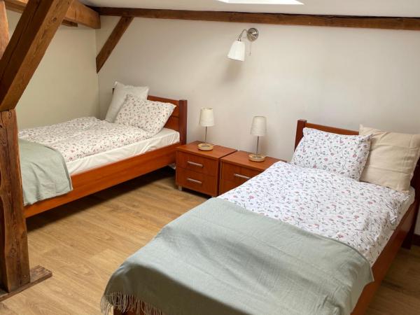 Pokoje u świętego Krzysztofa : photo 2 de la chambre chambre lits jumeaux avec salle de bains privative