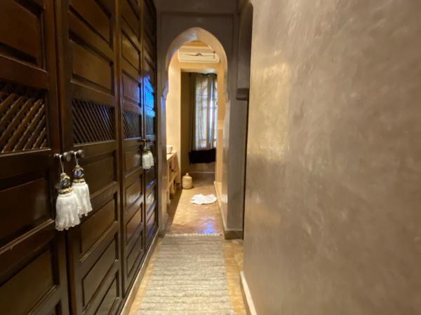Villa Serena Marrakech - Maison d'hôtes : photo 6 de la chambre chambre double - vue sur jardin