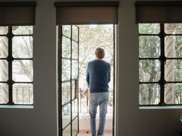 Casa Lomah WTC : photo 2 de la chambre chambre lit queen-size avec balcon