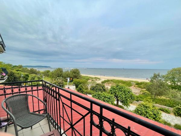 Willa Księżniczki Sopotu : photo 4 de la chambre chambre double deluxe avec balcon - vue sur mer