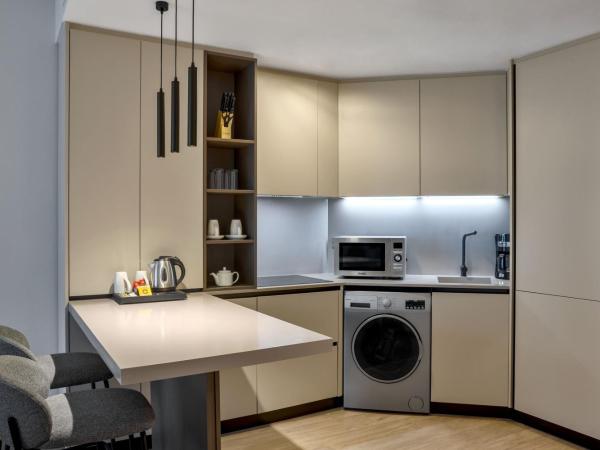 Residence Inn by Marriott Sheikh Zayed Road, Dubai : photo 3 de la chambre studio 2 lits jumeaux/simples deluxe - vue sur ville