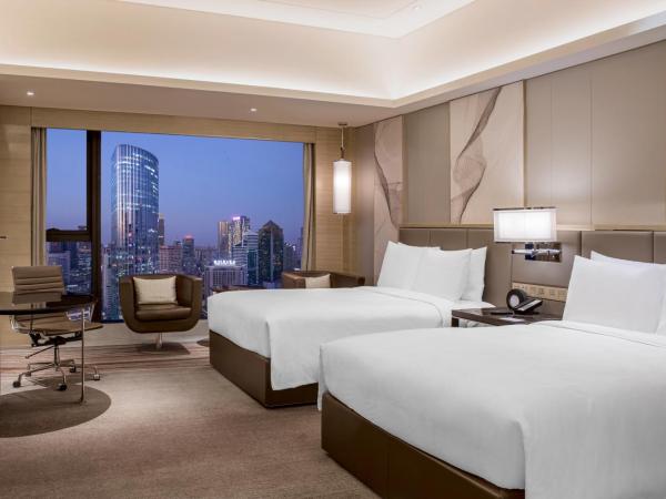 JW Marriott Hotel Chengdu : photo 1 de la chambre grande chambre deluxe avec 2 lits doubles