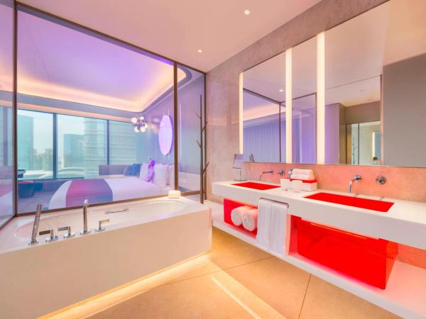 W Suzhou - Jinji Lake : photo 4 de la chambre chambre lit king-size wonderful - vue sur ville