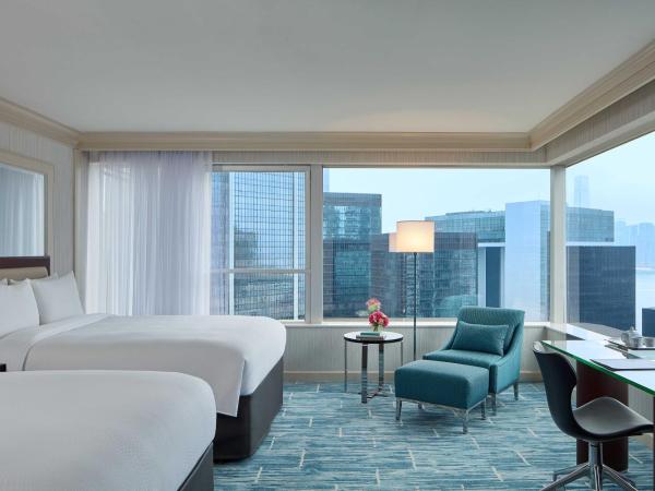 JW Marriott Hotel Hong Kong : photo 3 de la chambre chambre exécutive avec 2 lits doubles – accès au salon exécutif