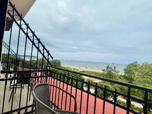 Willa Księżniczki Sopotu : photo 2 de la chambre chambre double avec balcon - vue sur mer
