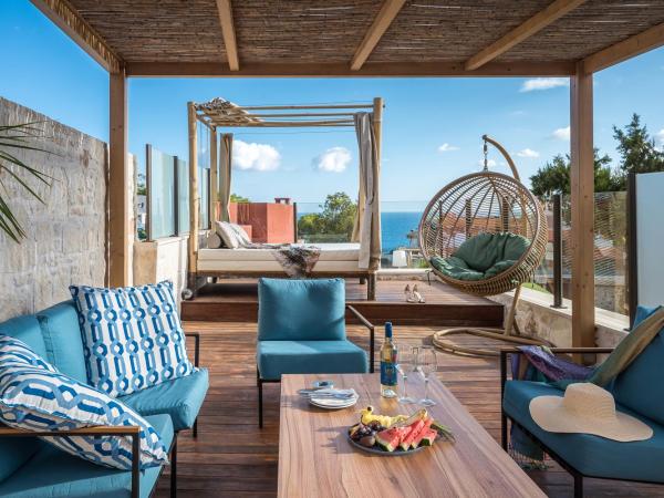 Esperides Resort Crete, The Authentic Experience : photo 3 de la chambre suite 1 chambre deluxe avec piscine privée - vue sur mer