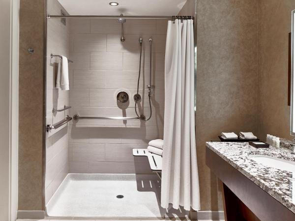 Renaissance Atlanta Midtown Hotel : photo 5 de la chambre chambre lit king-size avec douche accessible en fauteuil roulant - adaptée aux personnes à mobilité réduite