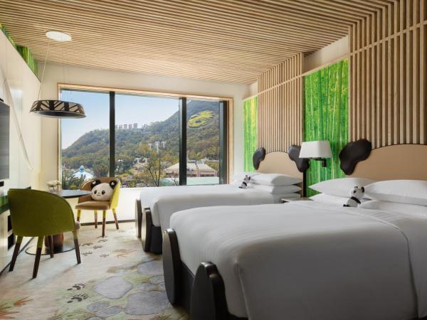 Hong Kong Ocean Park Marriott Hotel : photo 3 de la chambre chambre 2 lits doubles bao bao paradise
