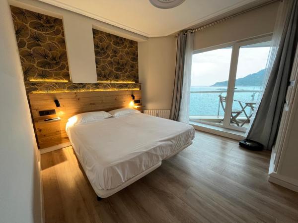 Pensión Itxasoa : photo 4 de la chambre chambre double ou lits jumeaux standard - vue sur mer