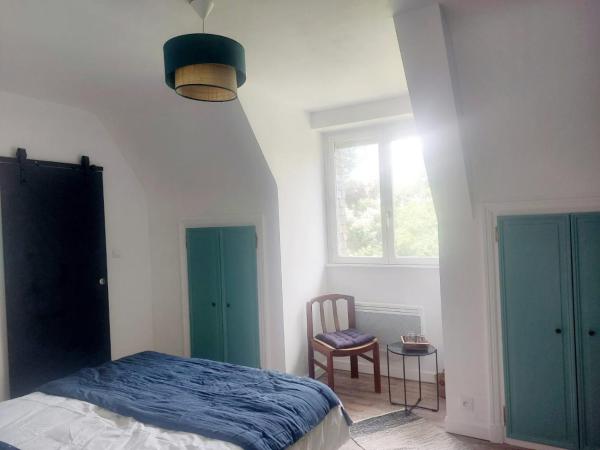 L'échappée, Chambres et Tables d'hôtes : photo 7 de la chambre chambre double - vue sur jardin