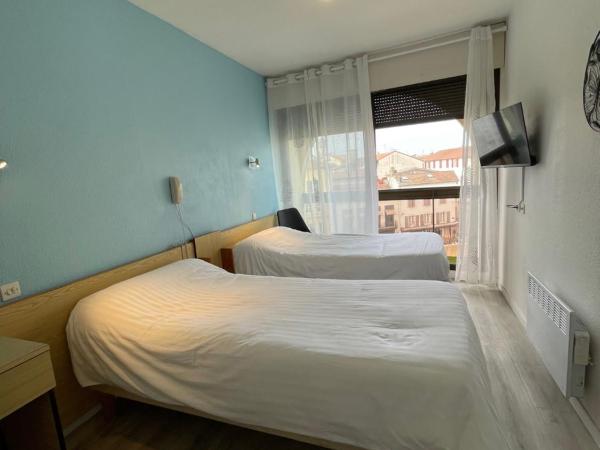 Hotel Bains Sarrailh : photo 2 de la chambre chambre lits jumeaux