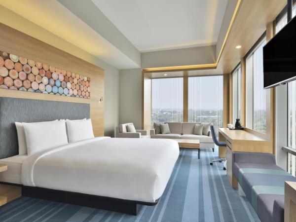 Aloft New Delhi Aerocity : photo 1 de la chambre 1 king bed, city view, studio