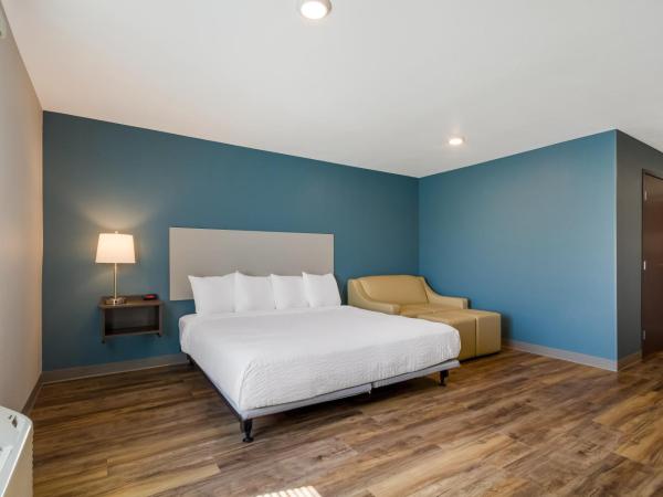 WoodSpring Suites Panama City Beach : photo 7 de la chambre suite lit king-size avec canapé - accessible aux personnes à mobilité réduite - non-fumeurs