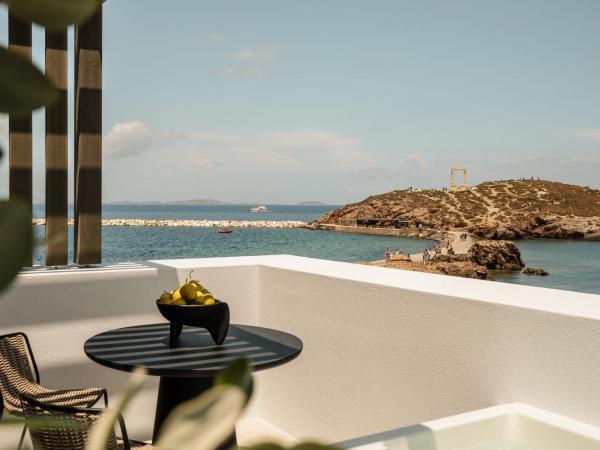 Naxos Rhyton : photo 1 de la chambre suite temple avec jacuzzi extérieur - vue sur mer