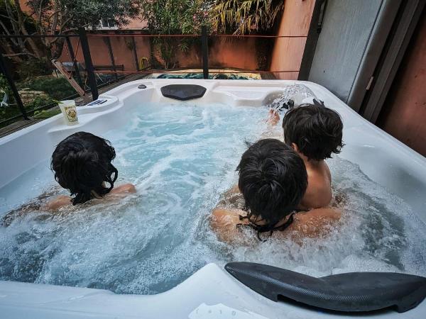 chambre condamine spa : photo 9 de la chambre suite avec jacuzzi