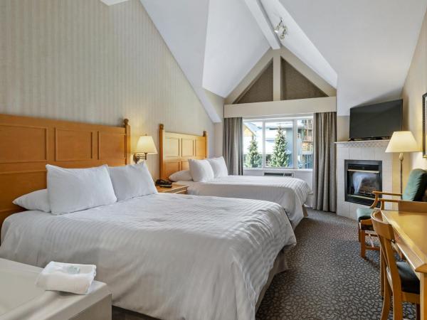 Pinnacle Hotel Whistler : photo 1 de la chambre studio premium avec 2 lits queen-size