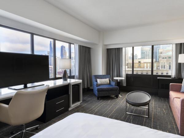 Holiday Inn - Chicago Dwtn - Wolf Point, an IHG Hotel : photo 2 de la chambre suite lit king-size - vue sur horizon