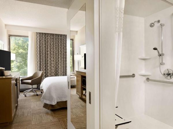 Hampton Inn Atlanta-Buckhead : photo 2 de la chambre chambre lit queen-size avec douche accessible en fauteuil roulant - adaptée aux personnes à mobilité réduite/non-fumeurs