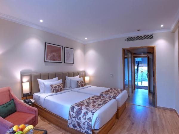 Royale Sarovar Portico Agra : photo 2 de la chambre deluxe room - 2 single beds