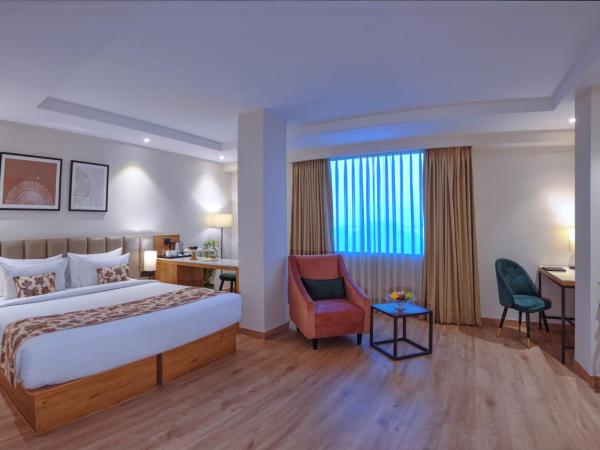 Royale Sarovar Portico Agra : photo 4 de la chambre chambre deluxe 1 lit double