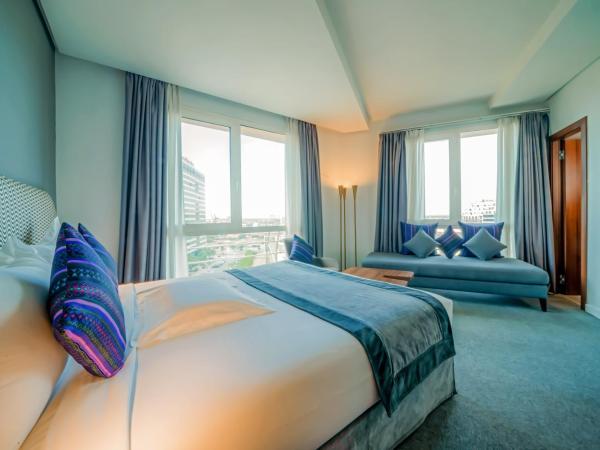 Kyriad Residence Casablanca : photo 7 de la chambre chambre supérieure - 1 lit double 1 canapé-lit