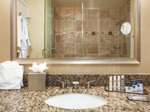 DoubleTree by Hilton Hotel Dallas - Love Field : photo 5 de la chambre chambre lit king-size avec douche à l'italienne