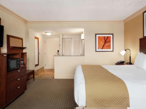 DoubleTree by Hilton Hotel Dallas - Love Field : photo 4 de la chambre chambre lit king-size avec douche à l'italienne