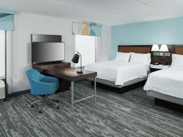 Hampton Inn & Suites Panama City Beach-Pier Park Area : photo 1 de la chambre studio queen avec 2 lits queen-size - non-fumeurs