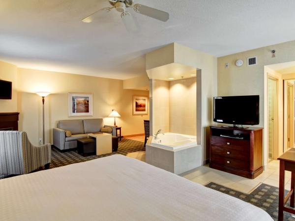 Homewood Suites by Hilton Toronto Mississauga : photo 4 de la chambre suite studio avec lit king-size et cheminée - non-fumeurs
