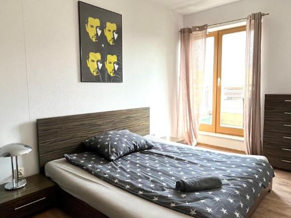 Warszawa Bemowo Pokoje : photo 7 de la chambre chambre double avec salle de bains commune