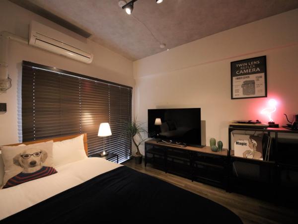 goom Hotel Nakasu : photo 2 de la chambre standard room (one double bed) with kitchen - non-smoking - cleaning fee extra - no cleaning for consecutive night stays
