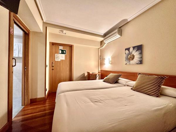 Pension Anoeta : photo 3 de la chambre chambre lits jumeaux