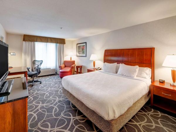 Hilton Garden Inn Portland Airport : photo 1 de la chambre chambre lit king-size avec baignoire - accessible aux personnes à mobilité réduite et adaptée aux personnes malentendantes
