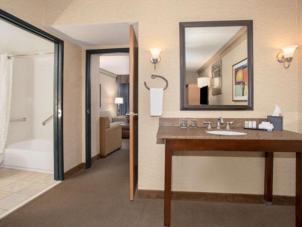 Embassy Suites by Hilton Phoenix Biltmore : photo 5 de la chambre suite 1 chambre lit king-size avec baignoire accessible aux personnes à mobilité réduite