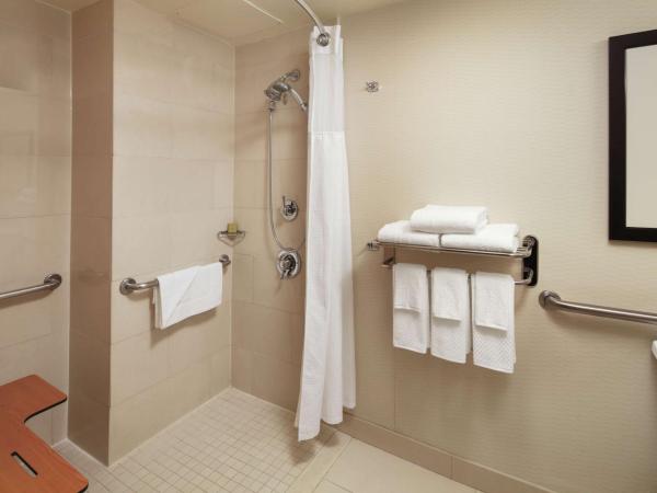 DoubleTree By Hilton San Diego Hotel Circle : photo 1 de la chambre chambre lit king-size avec douche accessible aux personnes à mobilité réduite et installations pour personnes malentendantes