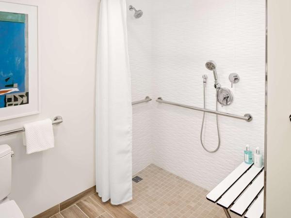 Embassy Suites by Hilton San Diego Bay Downtown : photo 4 de la chambre suite lit king-size avec douche accessible en fauteuil roulant - accessible aux personnes à mobilité réduite