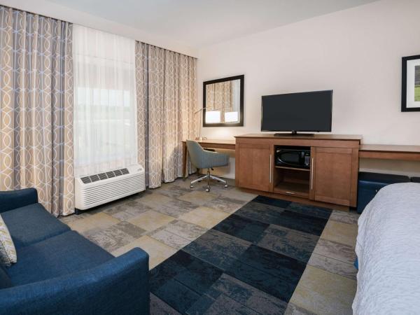 Hampton Inn & Suites San Antonio Brooks City Base, TX : photo 1 de la chambre chambre lit king-size avec canapé-lit - non-fumeurs