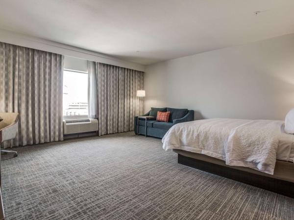 Hampton Inn & Suites Dallas-Central Expy/North Park Area : photo 2 de la chambre chambre lit king-size avec canapé-lit - non-fumeurs