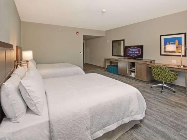 Hampton Inn & Suites Sacramento at CSUS : photo 1 de la chambre chambre 2 lits queen-size - non-fumeurs