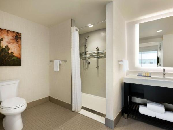 Embassy Suites By Hilton San Antonio Landmark : photo 4 de la chambre suite 1 chambre avec lit king-size - adaptée aux personnes à mobilité réduite/malentendantes avec douche accessible en fauteuil roulant