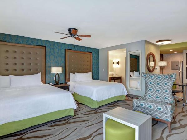 Homewood Suites By Hilton Savannah Airport : photo 2 de la chambre studio avec 2 lits queen-size - non-fumeurs