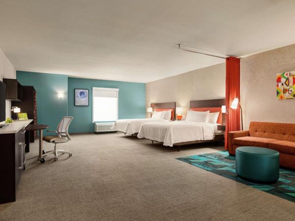 Home2 Suites By Hilton San Antonio North Stone Oak : photo 3 de la chambre queen studio with two queen beds - mobility access/non-smoking