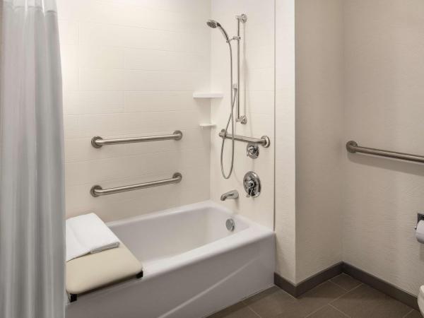 Hilton Garden Inn Sacramento Airport Natomas : photo 4 de la chambre chambre lit king-size avec baignoire accessible aux personnes à mobilité réduite - adaptée aux personnes à mobilité réduite