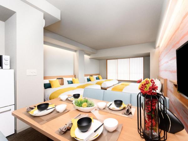 MIMARU Kyoto Kawaramachi Gojo : photo 2 de la chambre deluxe apartment (6 single beds)