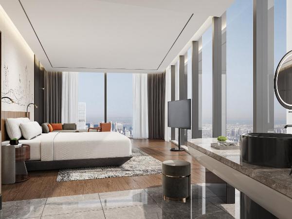 UrCove By Hyatt ShenZhen Bay : photo 1 de la chambre chambre simple avec baignoire