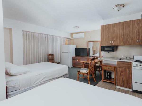 Royal Grove Waikiki : photo 3 de la chambre studio 2 lits queen-size deluxe avec cuisine entièrement Équipée