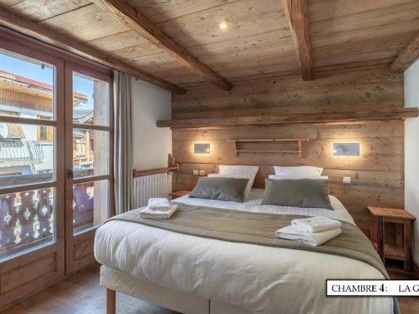 Chalet K120 - Village du Praz - Courchevel : photo 2 de la chambre chambre double ou lits jumeaux avec balcon