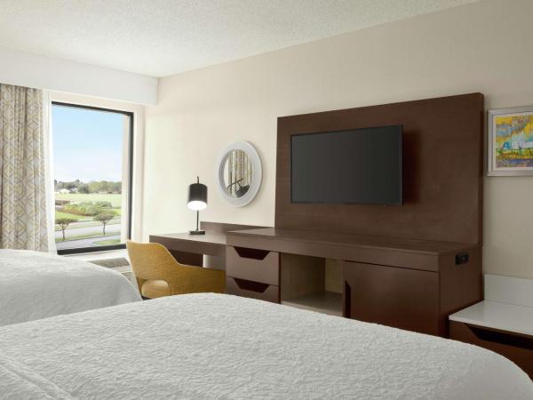 Hampton Inn Houston Hobby Airport : photo 4 de la chambre chambre avec 2 lits queen-size - adaptée aux personnes malentendantes - non-fumeurs