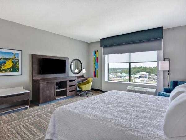 Hampton Inn & Suites Tampa Riverview Brandon : photo 6 de la chambre king suite with roll-in shower - mobility and hearing access/non-smoking
